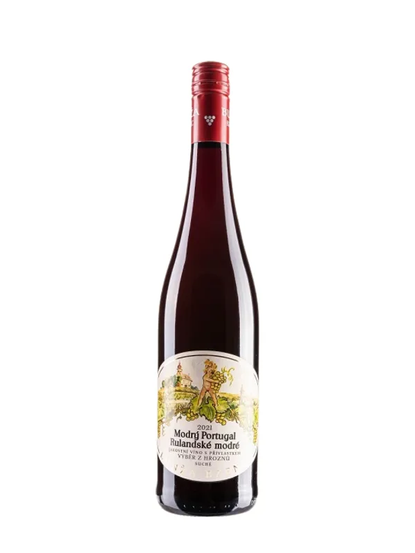 Cuvée Modrý Portugal & Rulandské modré 2021 polosladké – Bunža