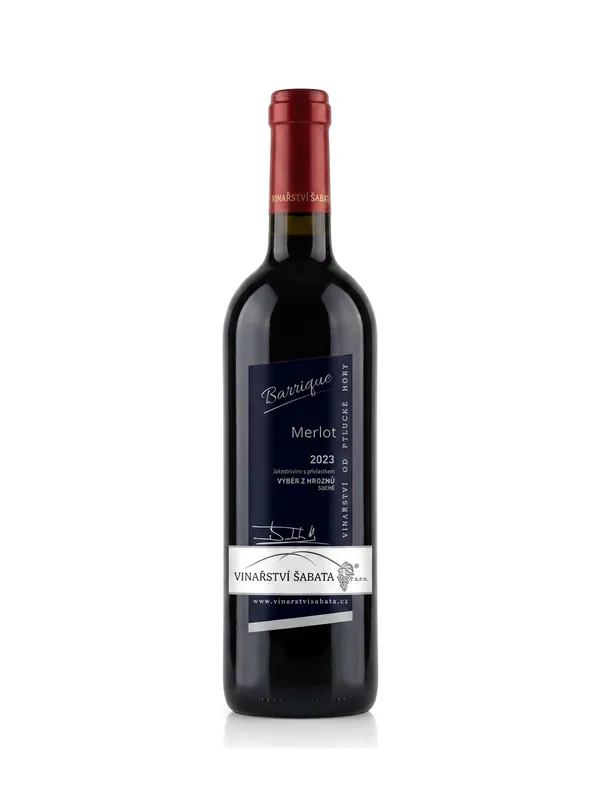 Merlot barrique VH 2023 suché – Šabata